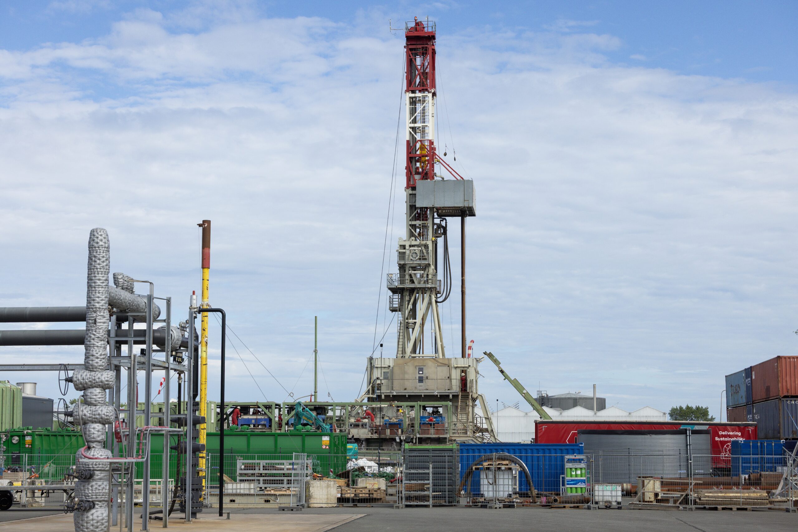 Boren naar aardwarmte door Aardwarmte Vogelaer in Poeldijk. Foto: ANP/Hollandse Hoogte/Laurens van Putten