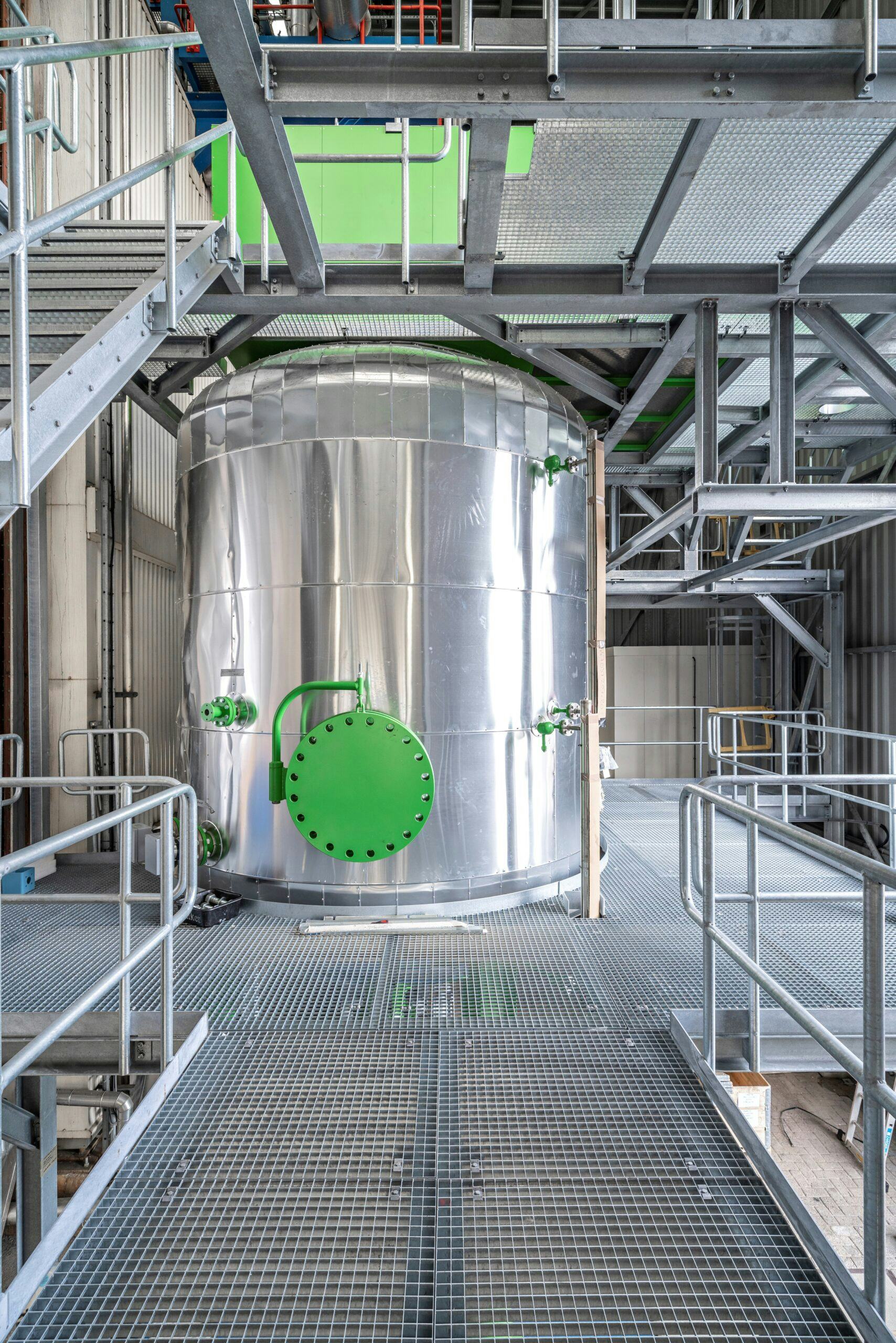 E-boiler bij Avebe. Foto: Avebe