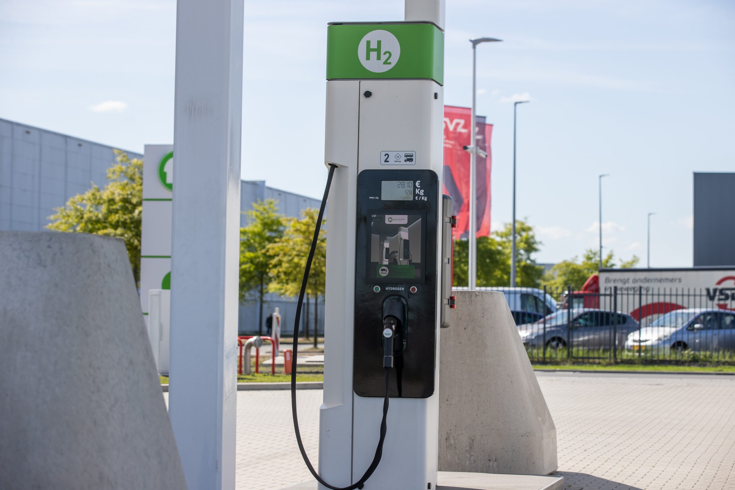 Een waterstof tankstation in Amsterdam. Foto: ANP/Hollandse Hoogte/Harold Versteeg