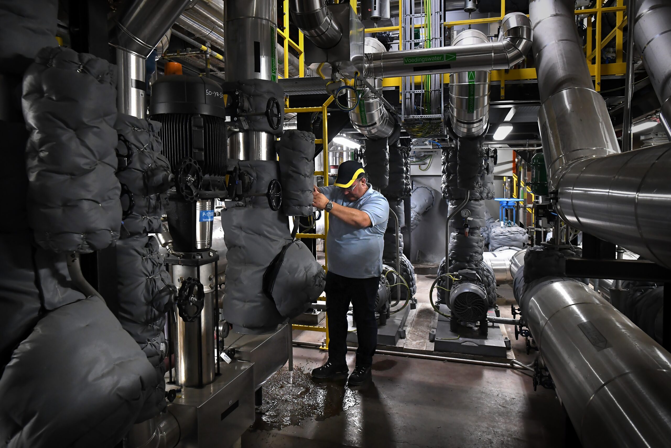 E-boiler in papierfabriek Sappi.
(Foto Marcel van den Bergh ANP/Hollandse Hoogte)