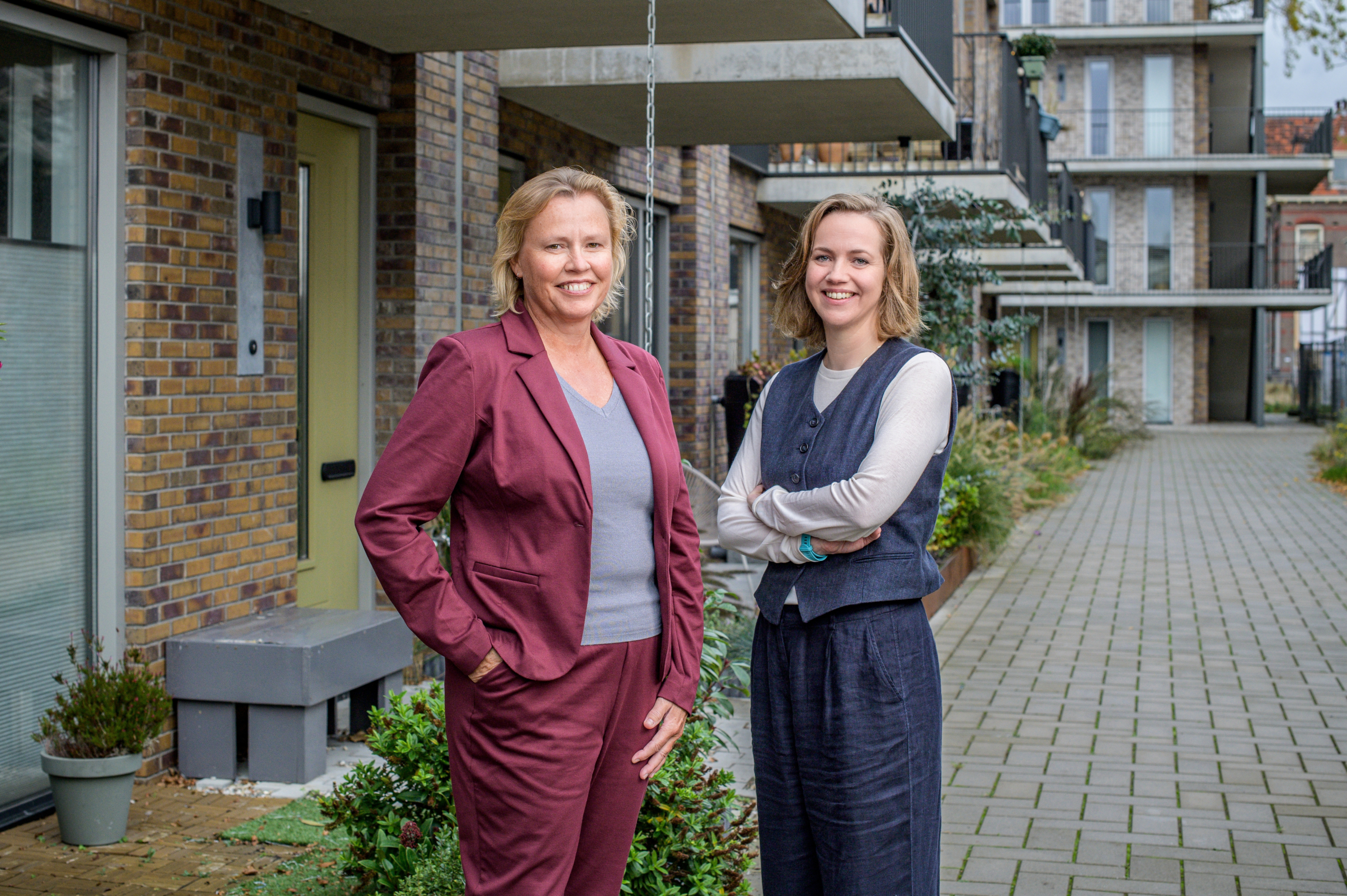 Marike Bonhof (links) en Elisa Souverein. Foto's: Christiaan Krop.