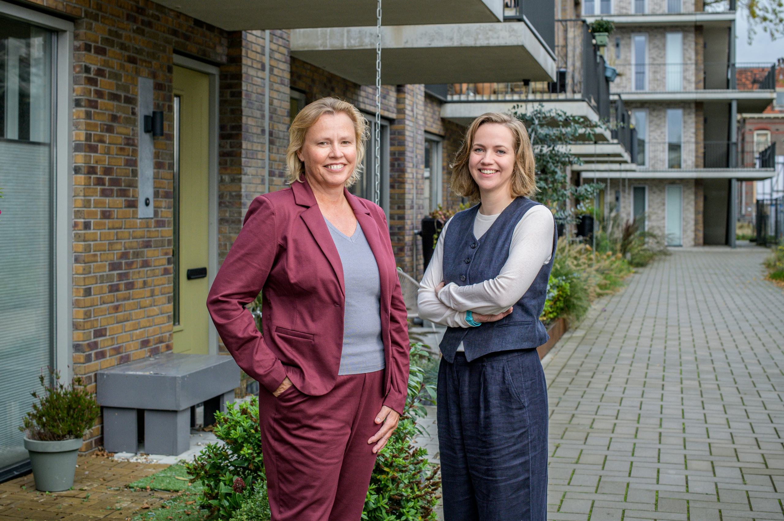 Marike Bonhof (links) en Elisa Souverein. Foto's: Christiaan Krop.