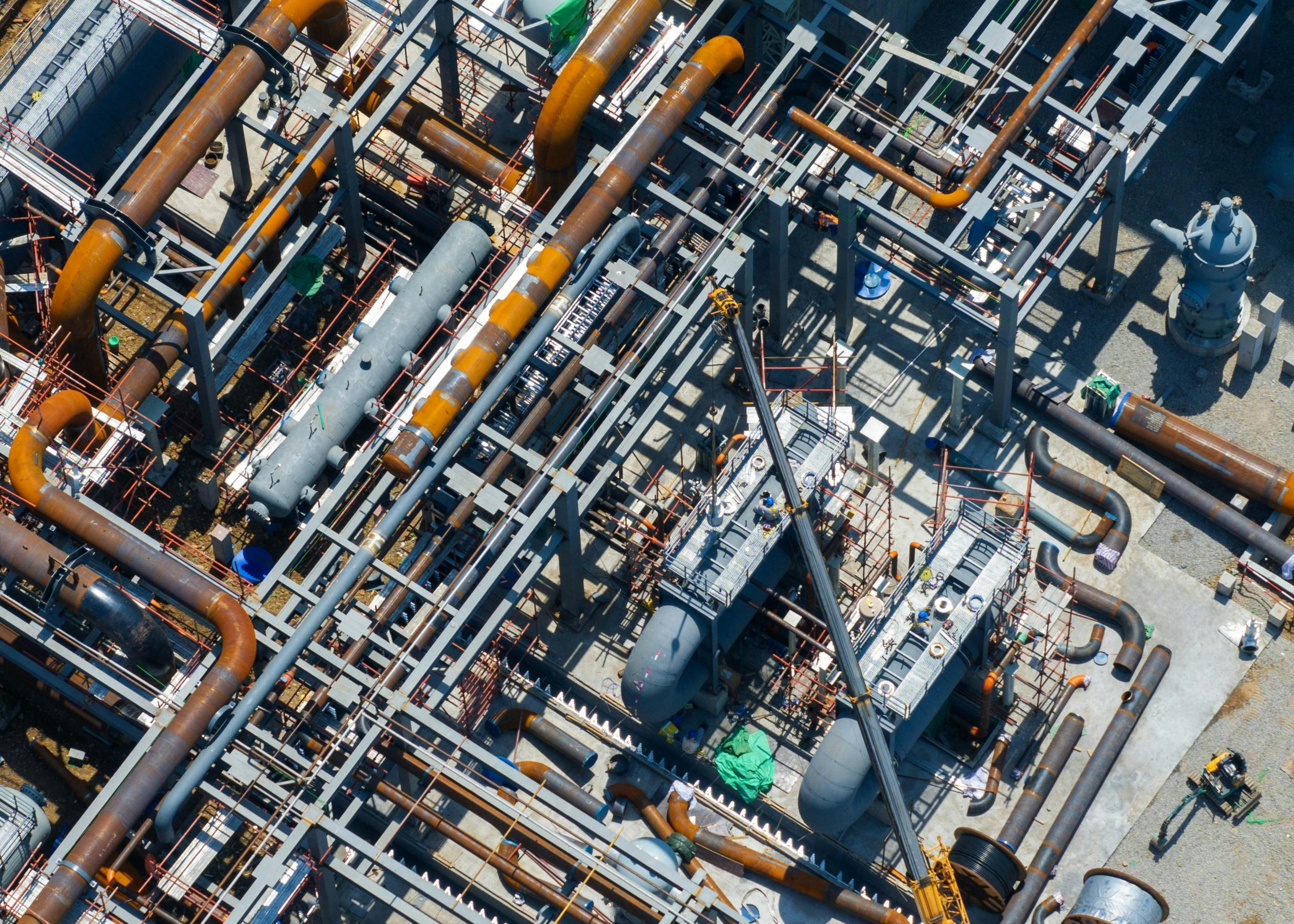 Persluchtopslagproject met een capaciteit van 2,4 GWh in Huai'an in China. Foto: FEATURECHINA/Newscom/Sipa USA.