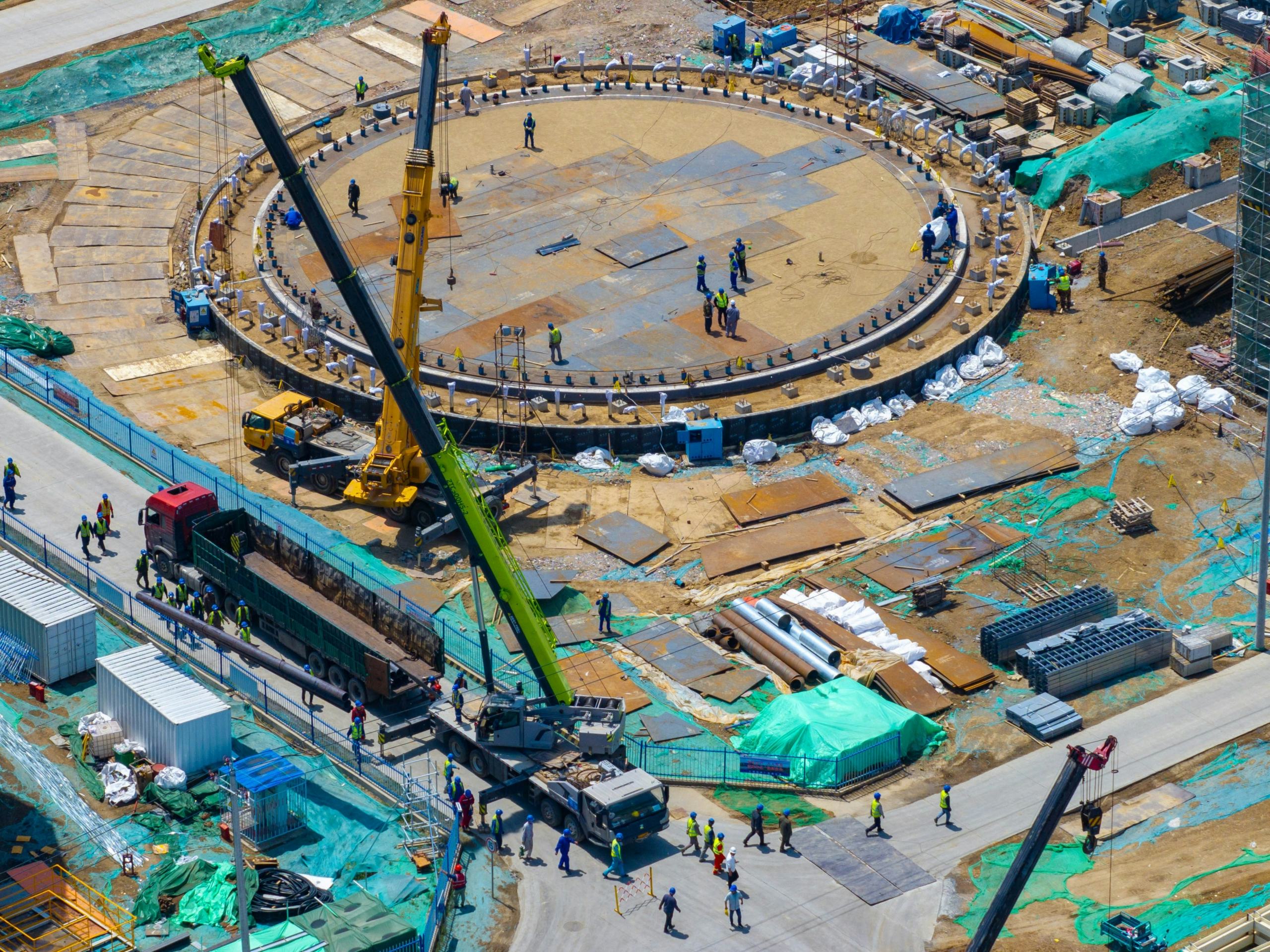 Persluchtproject in Huai'an, China (Foto: FEATURECHINA/Newscom/Sipa USA)