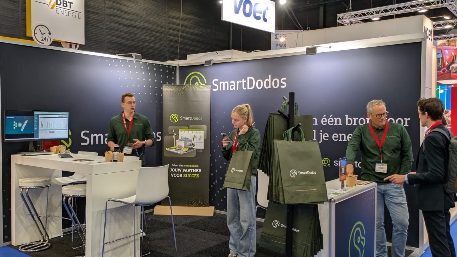 Stand van SmartDodos op de Vakbeurs Energie in Den Bosch.