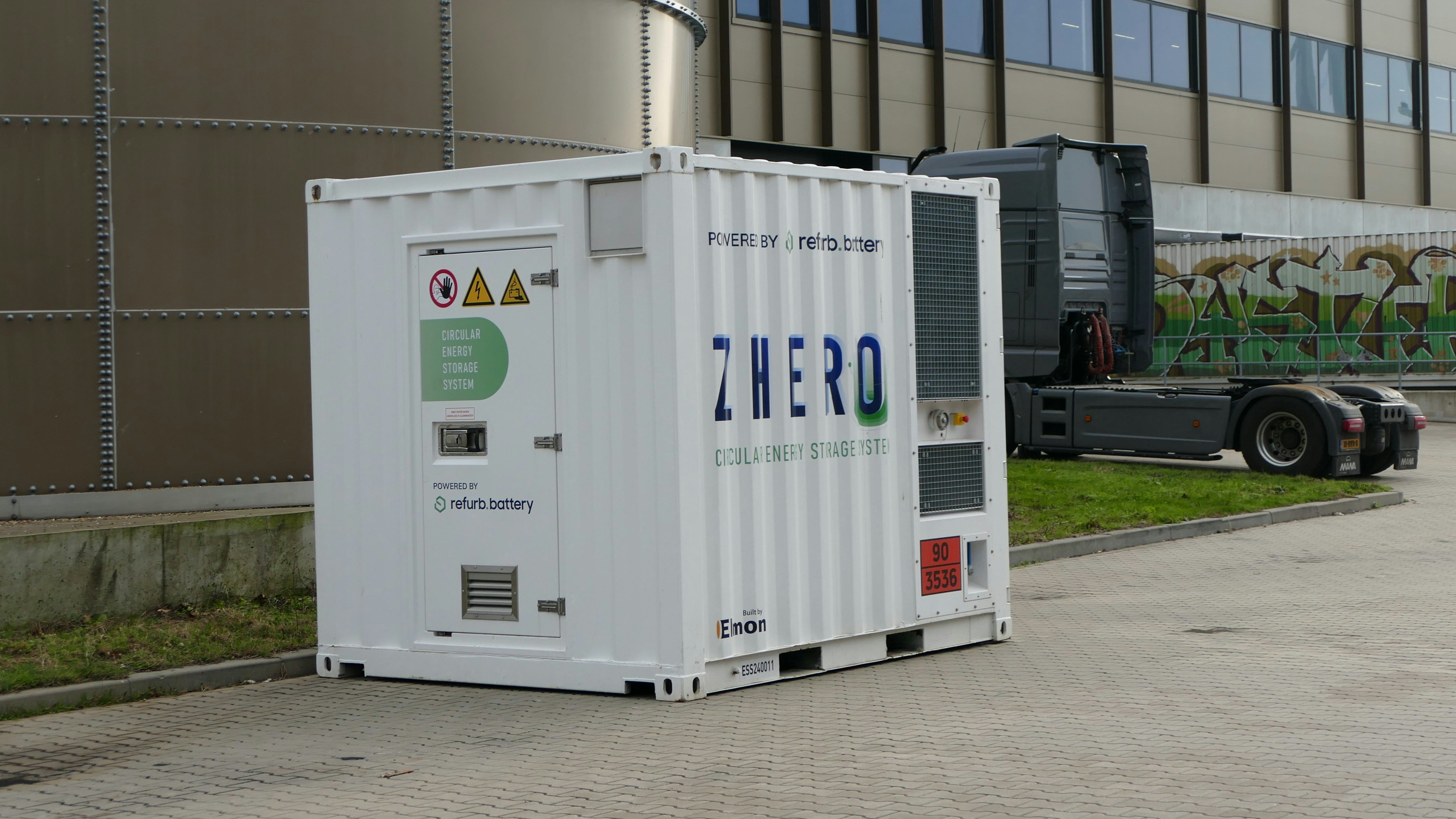 Een batterij van Zhero Systems.