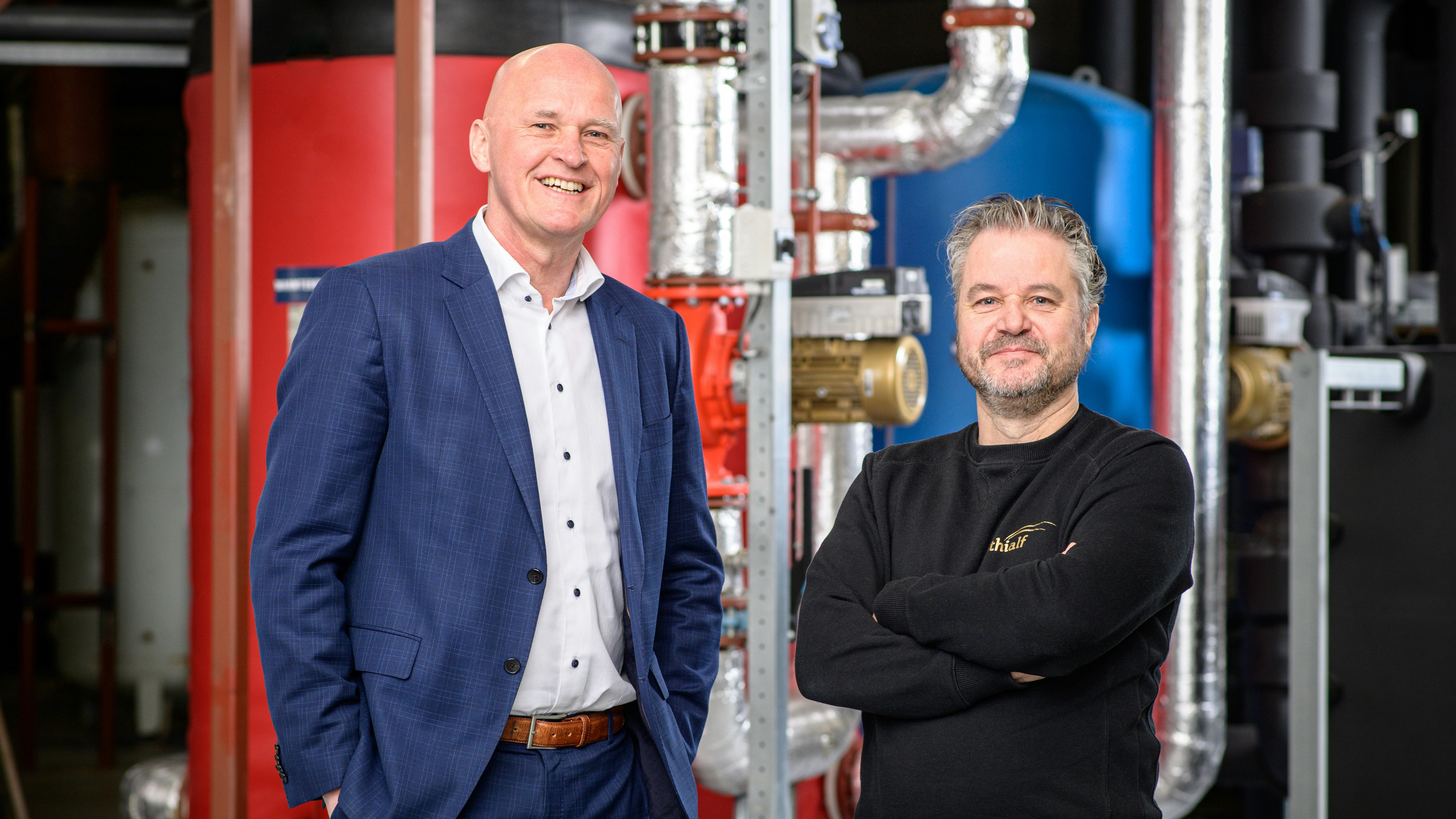 Algemeen directeur Minne Dolstra en facilitair manager Peter Bethlehem. Foto's: Christiaan Krop