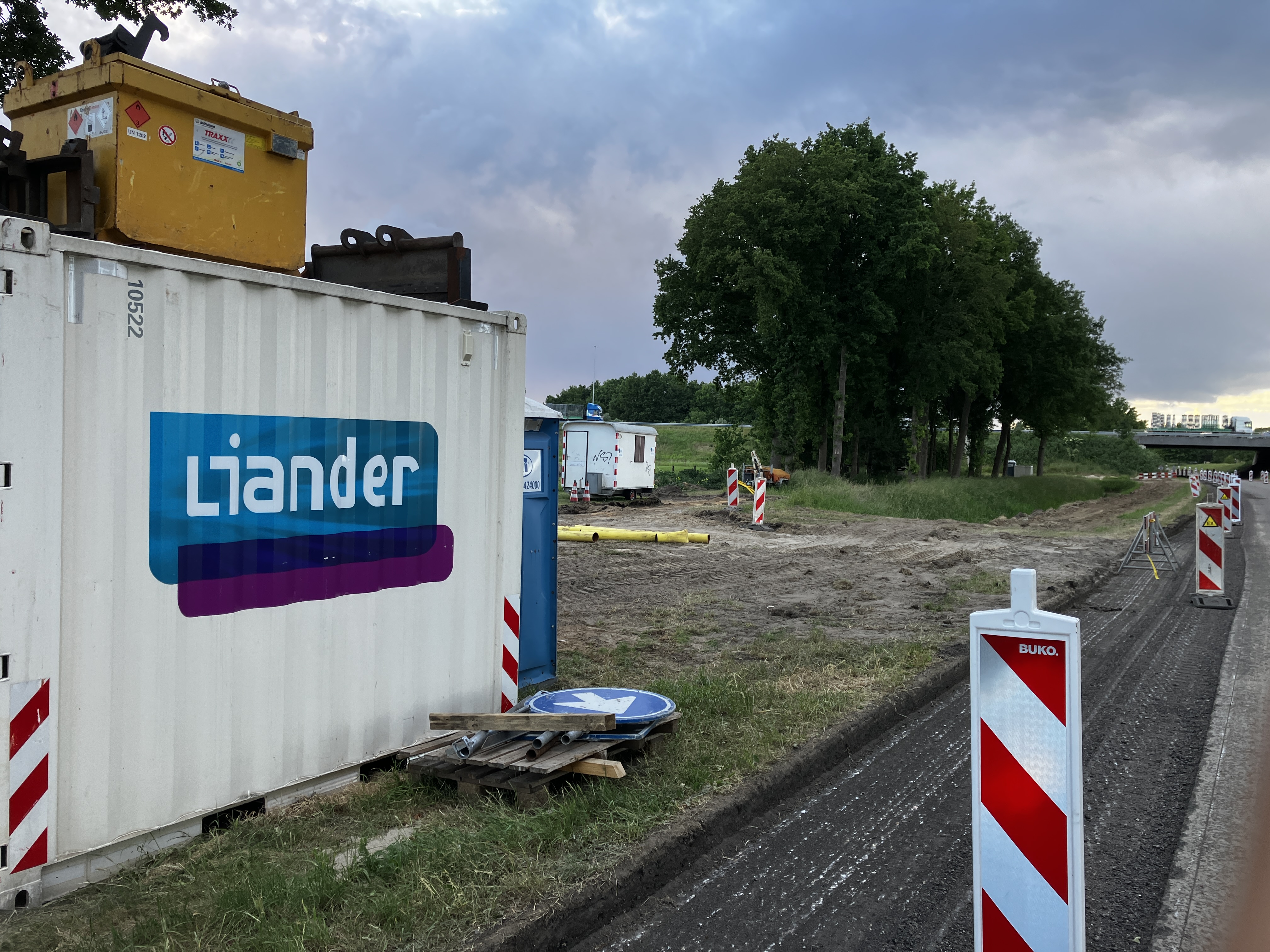 Werkzaamheden aan het net door Liander. Foto: Tijdo van der Zee