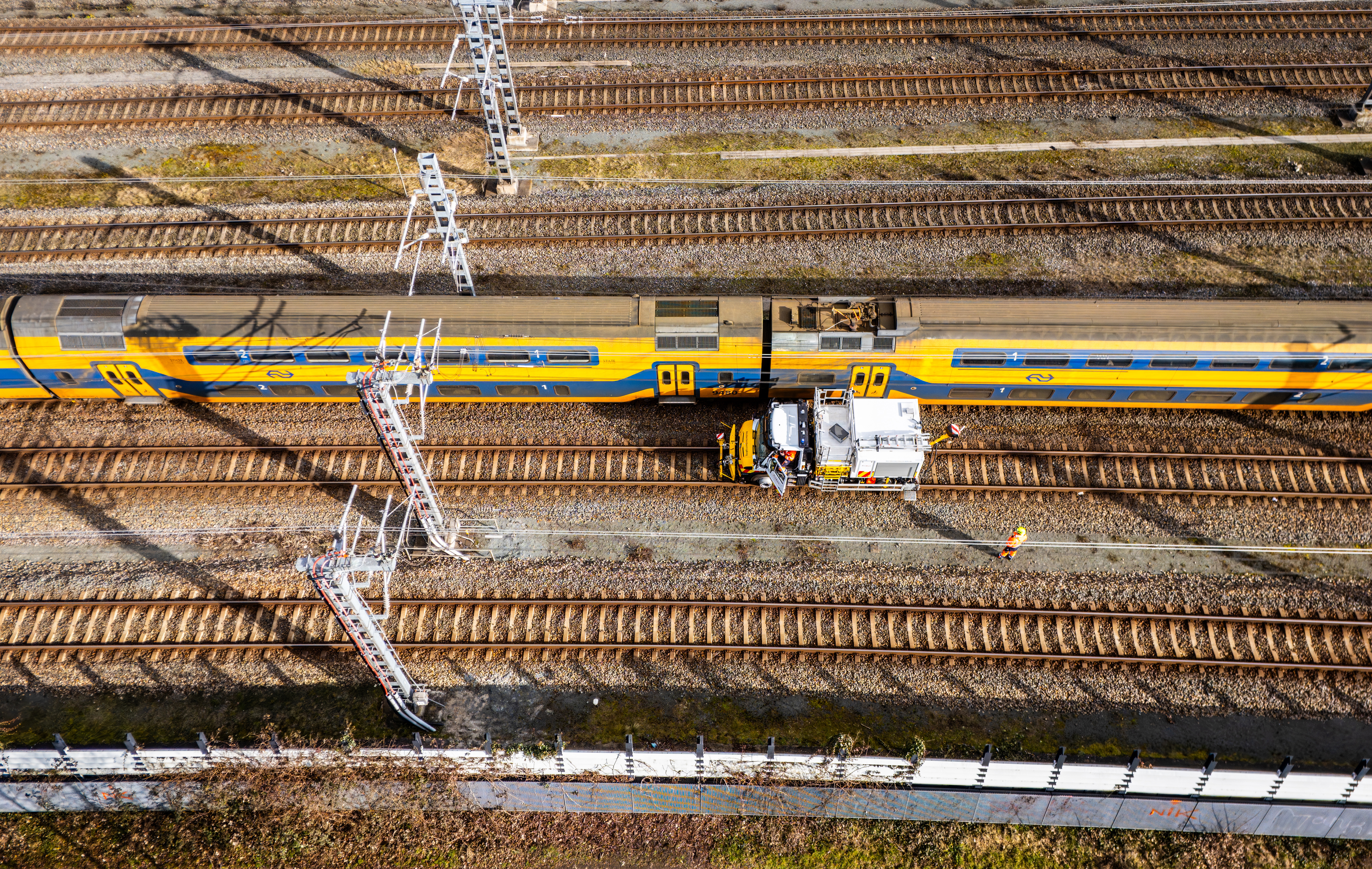 Spoorbeheerder Prorail is gecertificeerd volgens de CO2-Prestatieladder (versie 3.1, niveau 4). Foto: John van der Tol/ANP