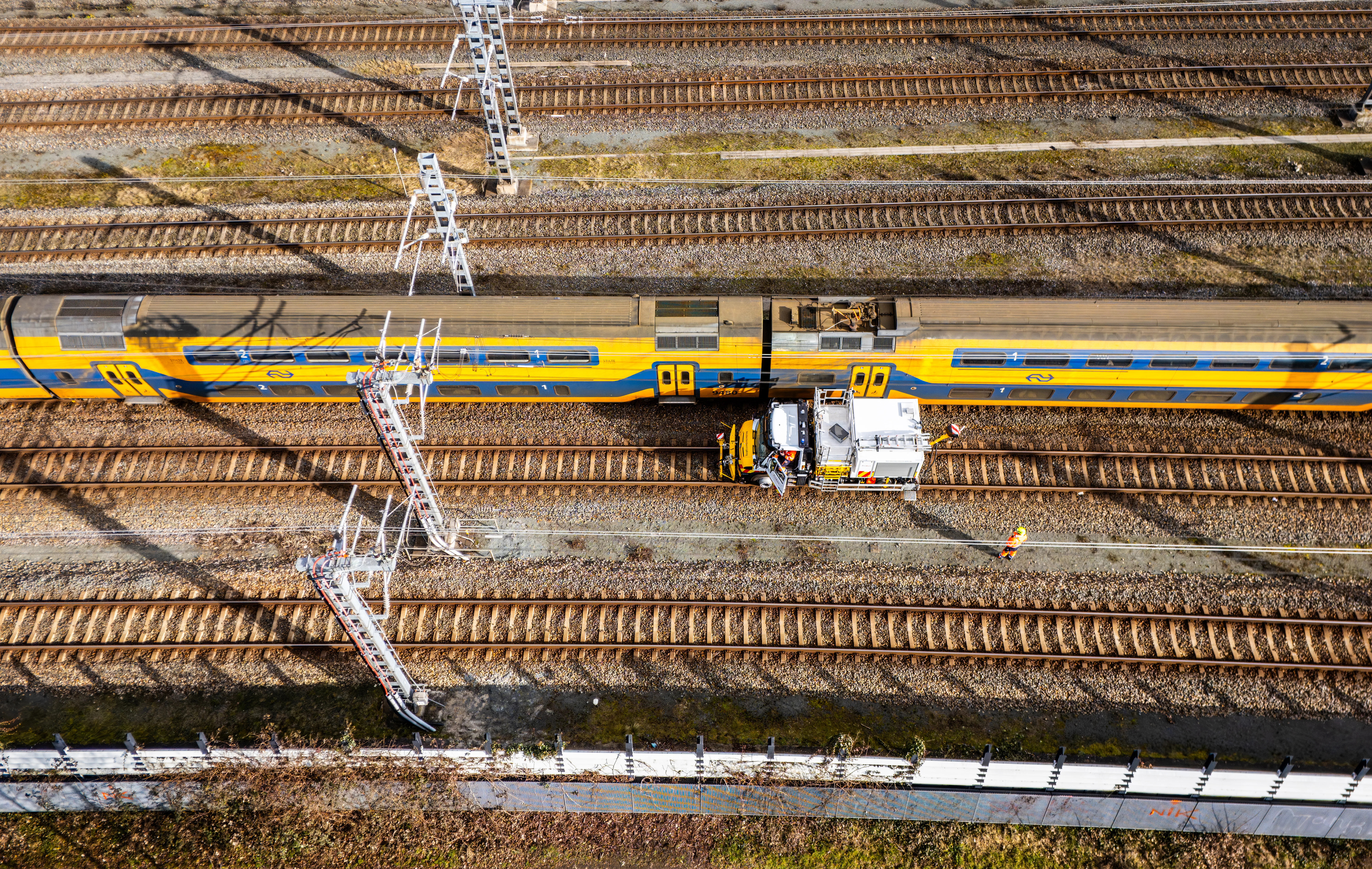 Spoorbeheerder Prorail is gecertificeerd volgens de CO2-Prestatieladder (versie 3.1, niveau 4). Foto: John van der Tol/ANP