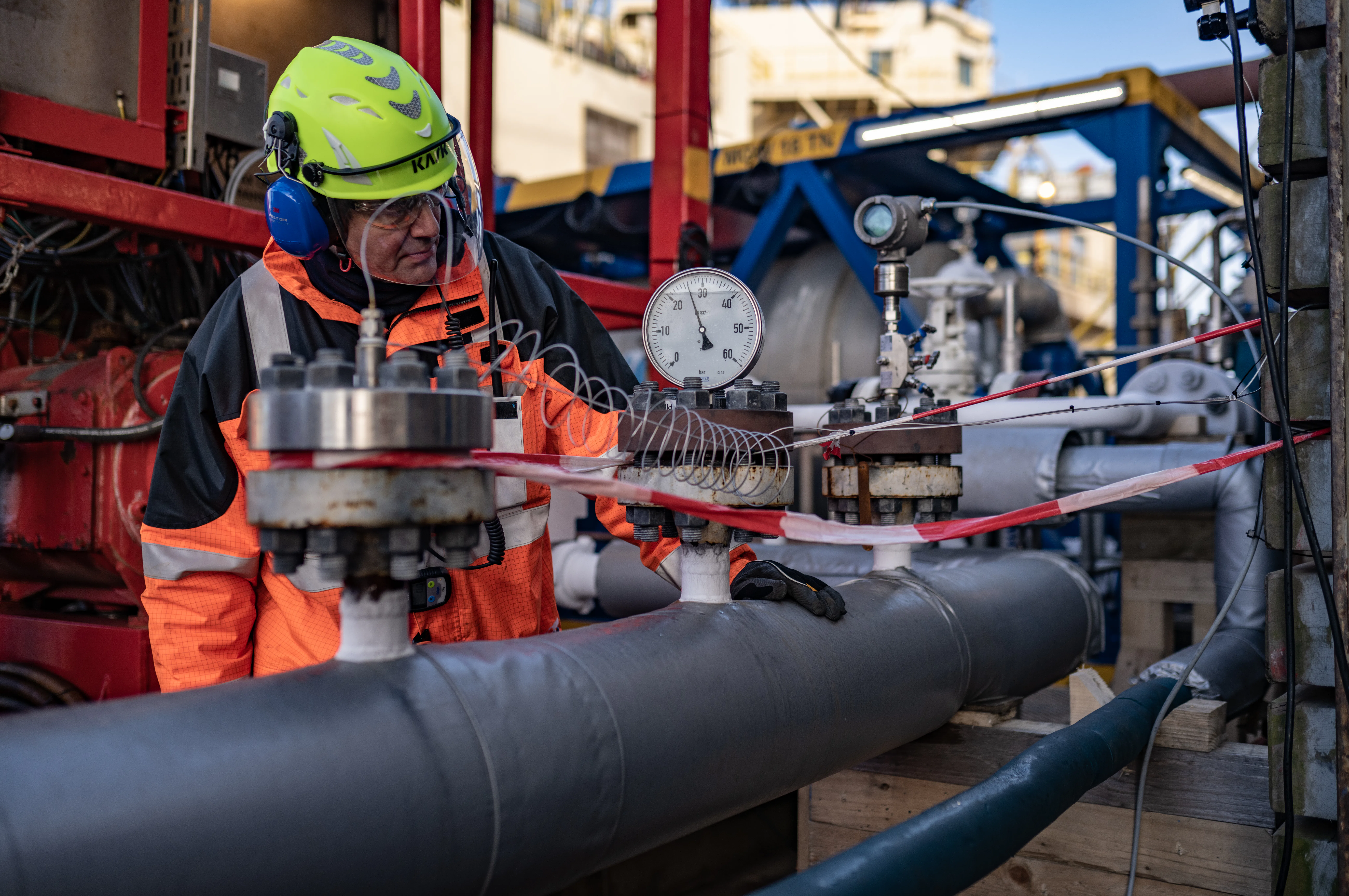 Een platform op het Deense deel van de Noordzee waar CO2 wordt opgeslagen. Foto: INEOS Energy  