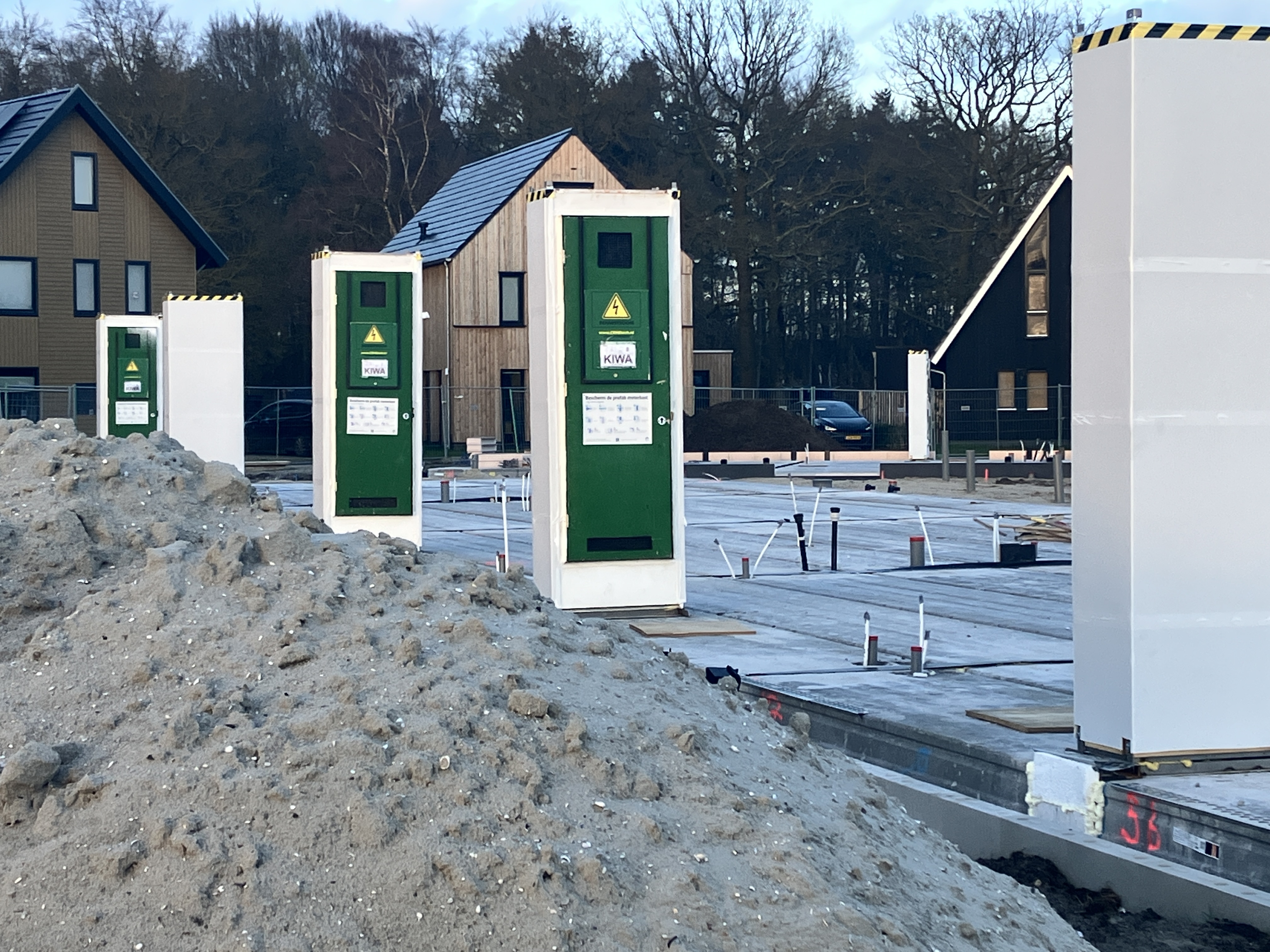 Prefab meterkasten in Deventer. Foto: Tijdo van der Zee