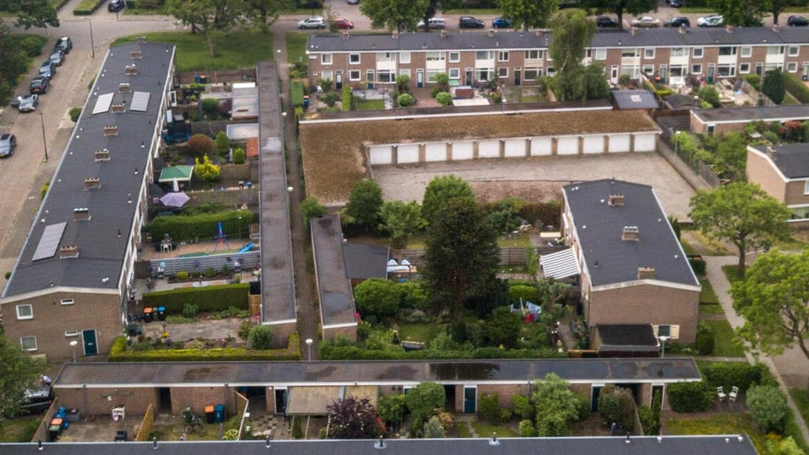 De wijk Kerschoten van boven. Foto: Peter Lous 