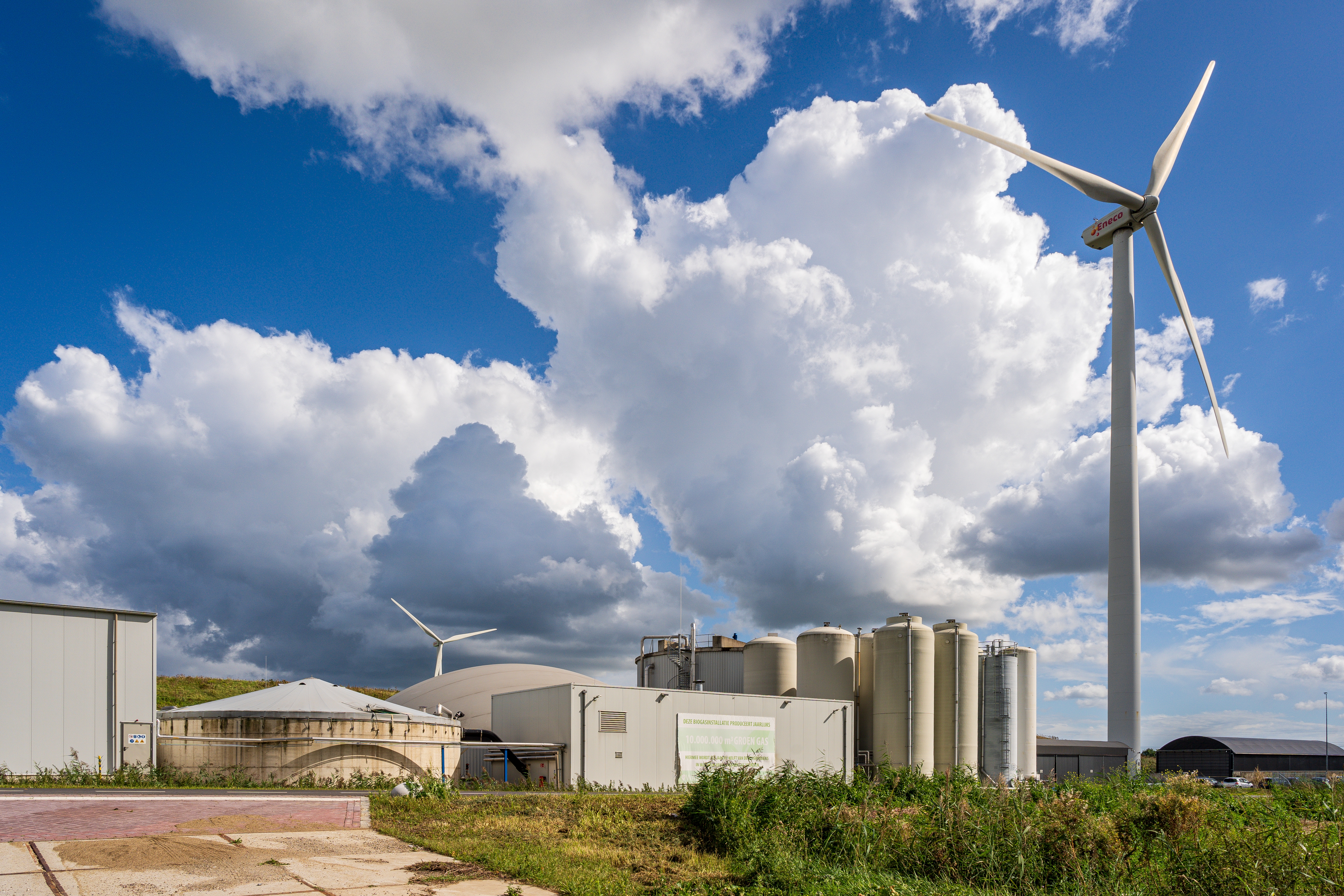 Biogasinstallatie Waalwijkse Biomassa Combinatie. Foto: ANP / Hollandse Hoogte / Eugene Winthagen