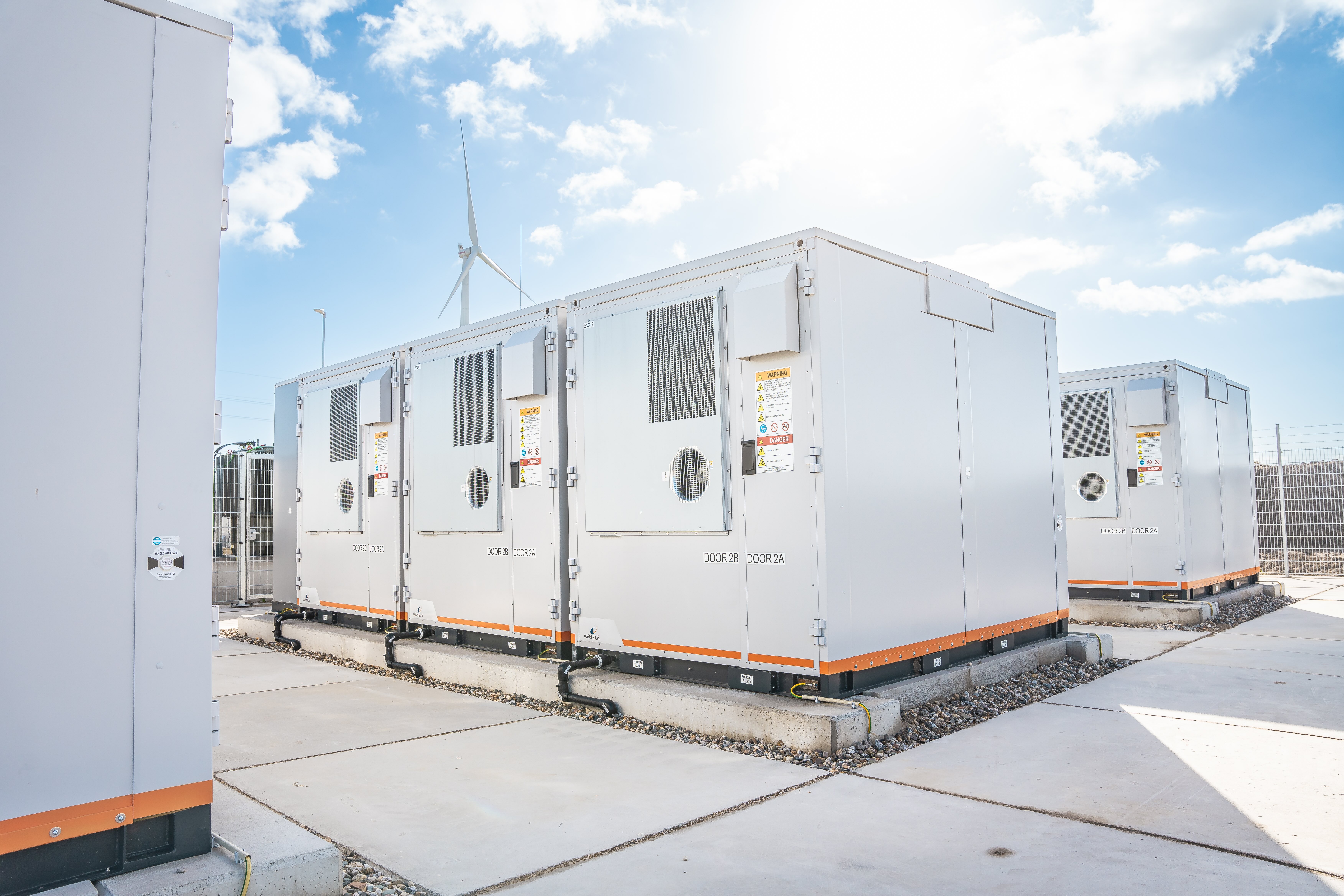 Batterijen bij Buffalo, een ander project van GIGA Storage. Foto: GIGA Storage
